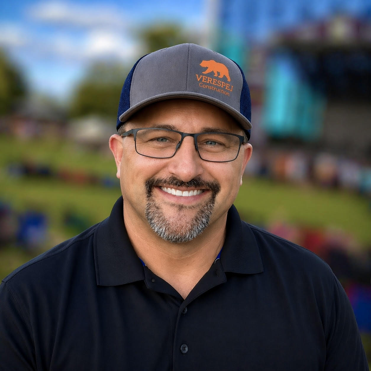 Dan Verespej, owner of Verespej Construction, on a job site in Omaha, NE